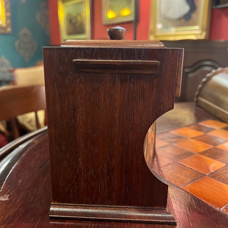 KONO 木製収納付きガラスコーヒーキャニスター | アンティーク家具と