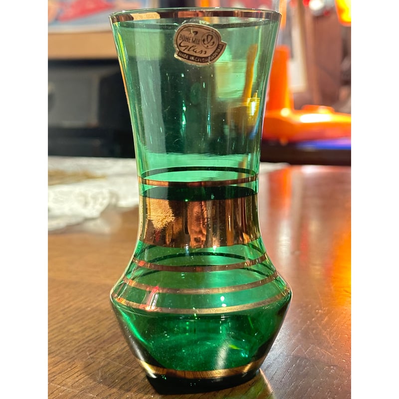 ボヘミアグラス　水指　特注品 ボヘミアングラス 水差し&グラスセット | アンティーク家具と喫茶