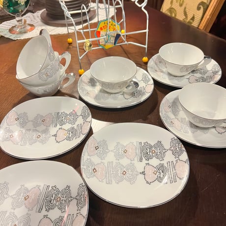 コーヒーラック　カップ&ソーサー6客セット