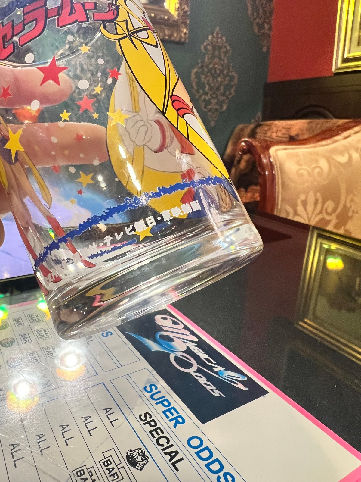 セーラームーンS グラス | アンティーク家具と喫茶キャバレーのネット
