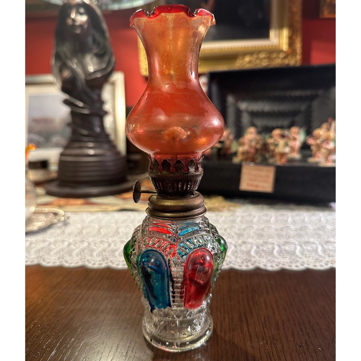 楽天市場】明治大正期 ガラス製 吊り下げ アルコールランプ 石油ランプ