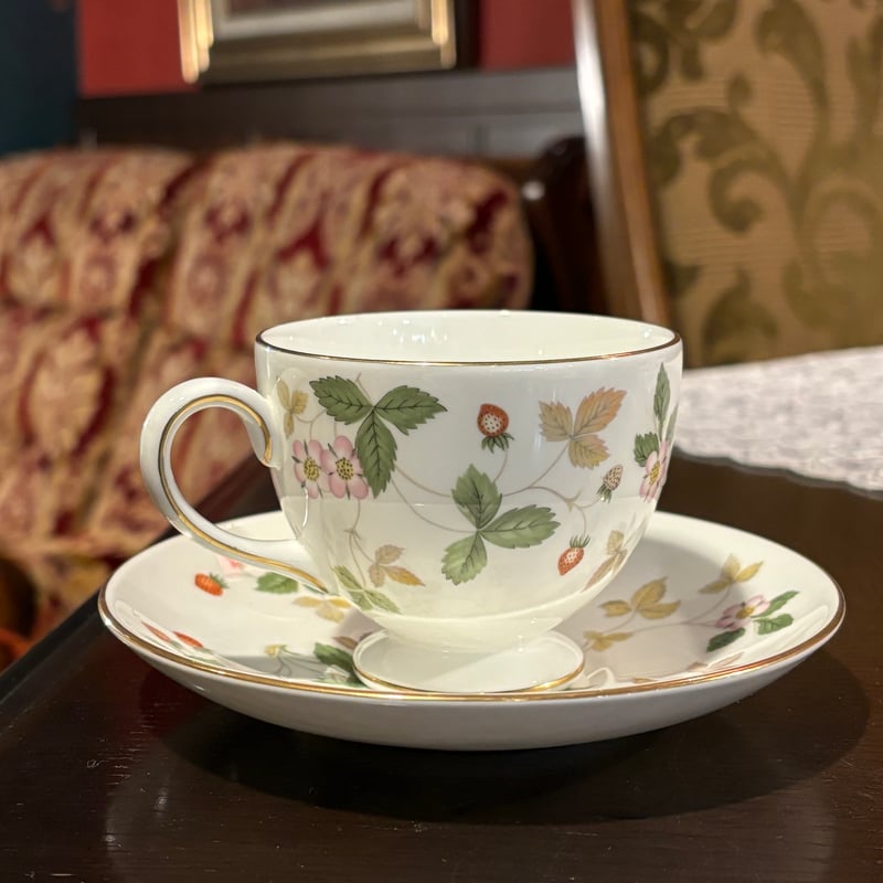  　カップ&ソーサー・プレート ワイルドストロベリー ウェッジウッド（Wedgwood） ワイルドストロベリー ティーカップ