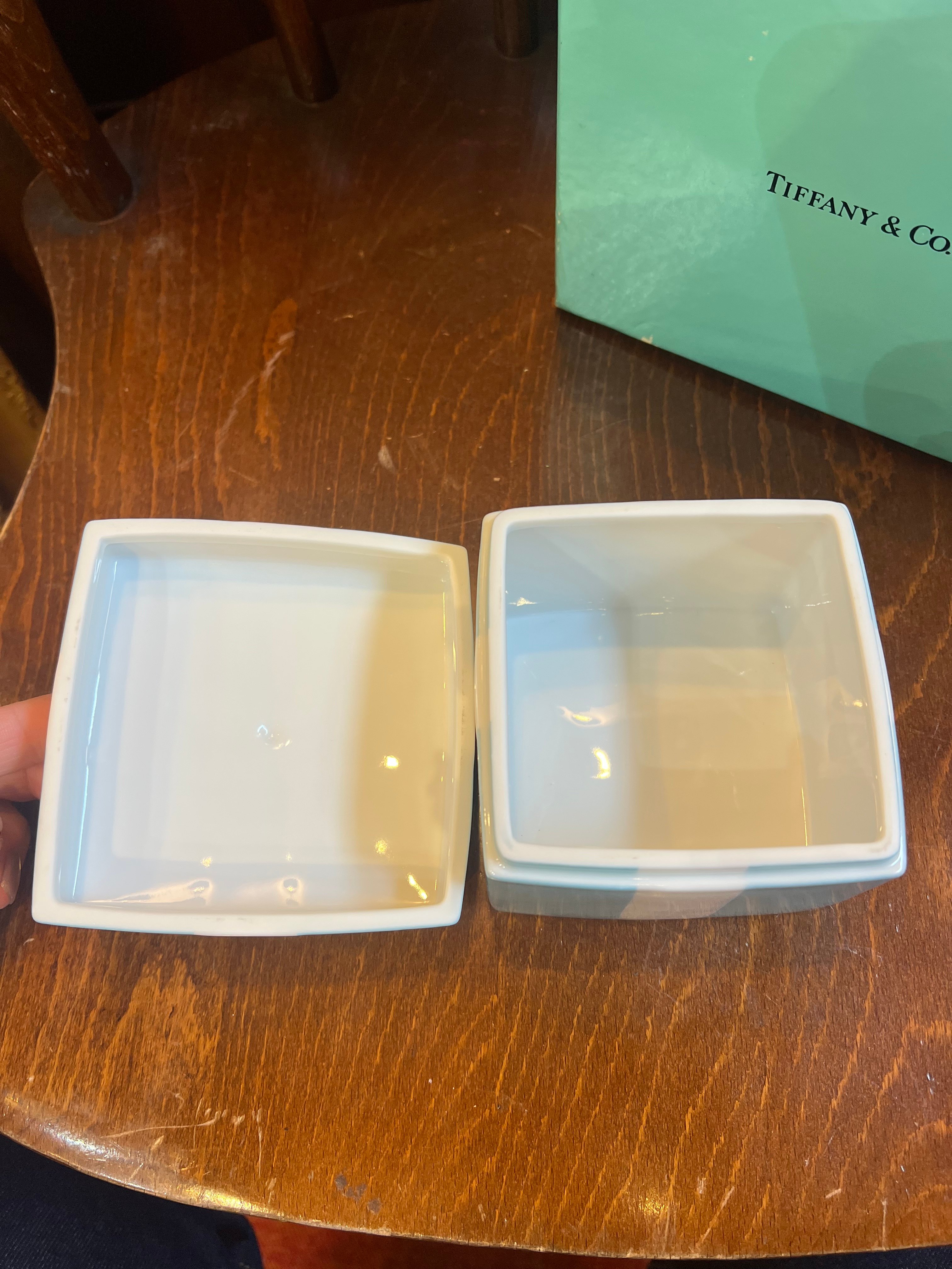 Tiffany&Co ティファニー ブルーボックス 陶器小物入れ | アンティーク