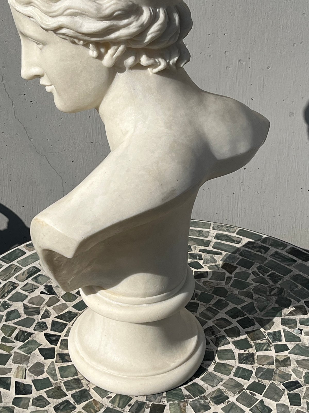 古代ヴィーナス 胸像 アラバスター アクセサリー掛け | アンティーク