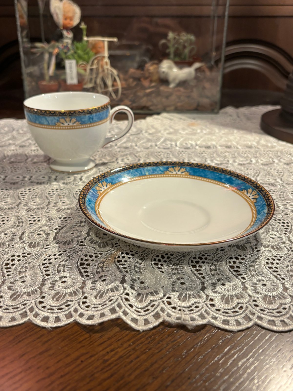 WEDGWOOD CURZON ウェッジウッドカーゾン カップ&ソーサー5客 WEDGWOOD CURZON ウェッジウッドカーゾン カップ&ソーサー5客