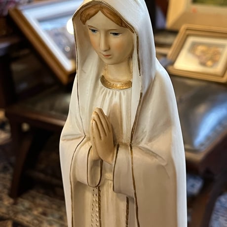 高さ31cm 磁器のマリア像　キリスト教　聖母マリア