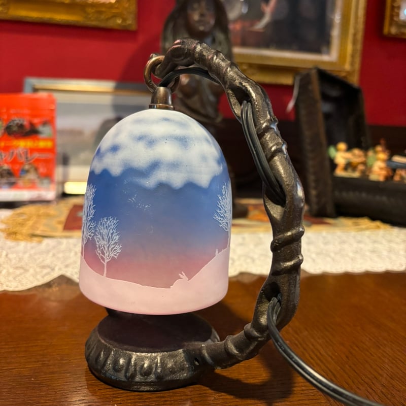 こもれびガラス工房 宙吹きガラスランプ (電球別売り) ※参照