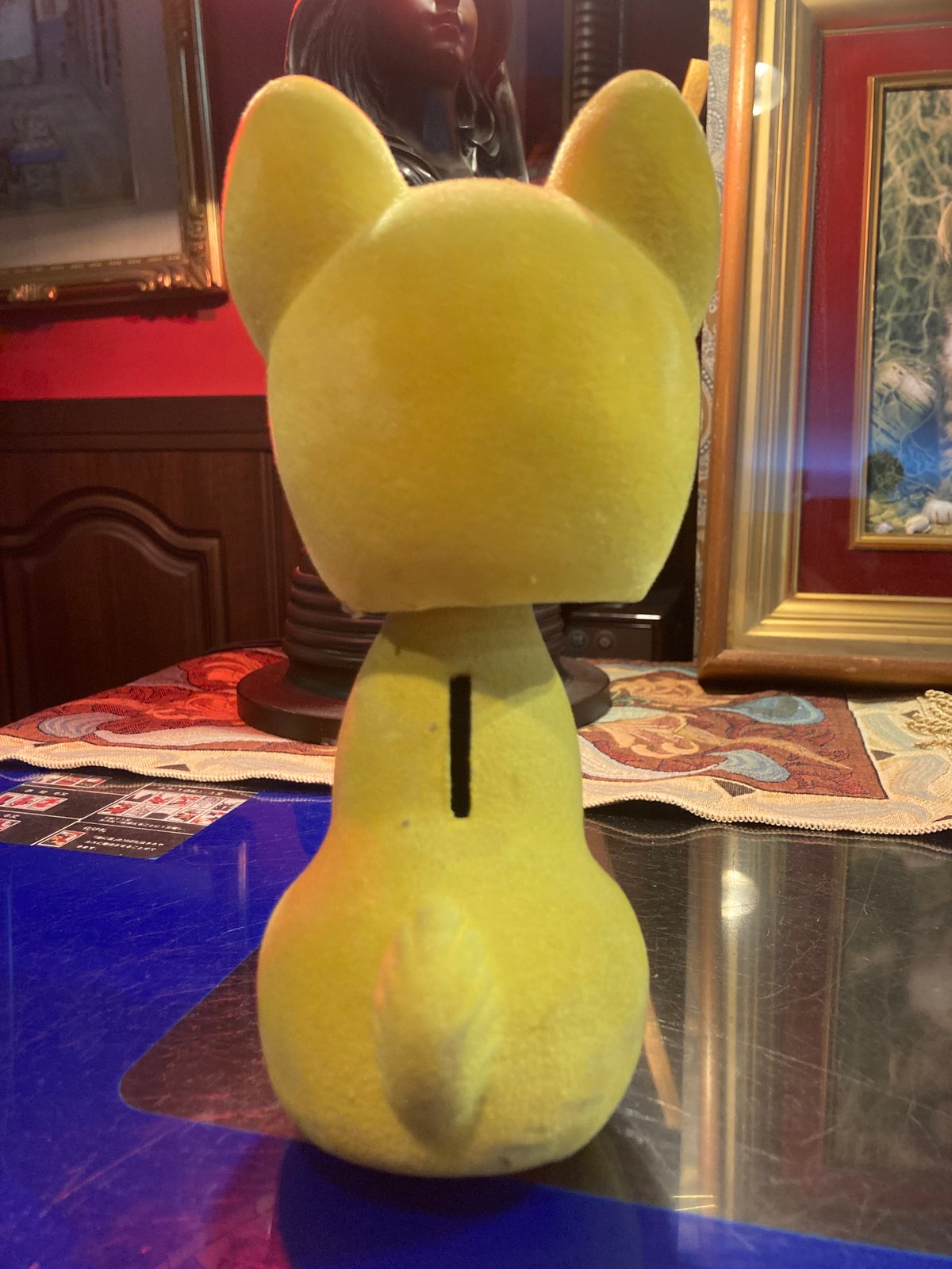 昭和レトロ首振り猫ちゃん貯金箱 | アンティーク家具と喫茶キャバレー