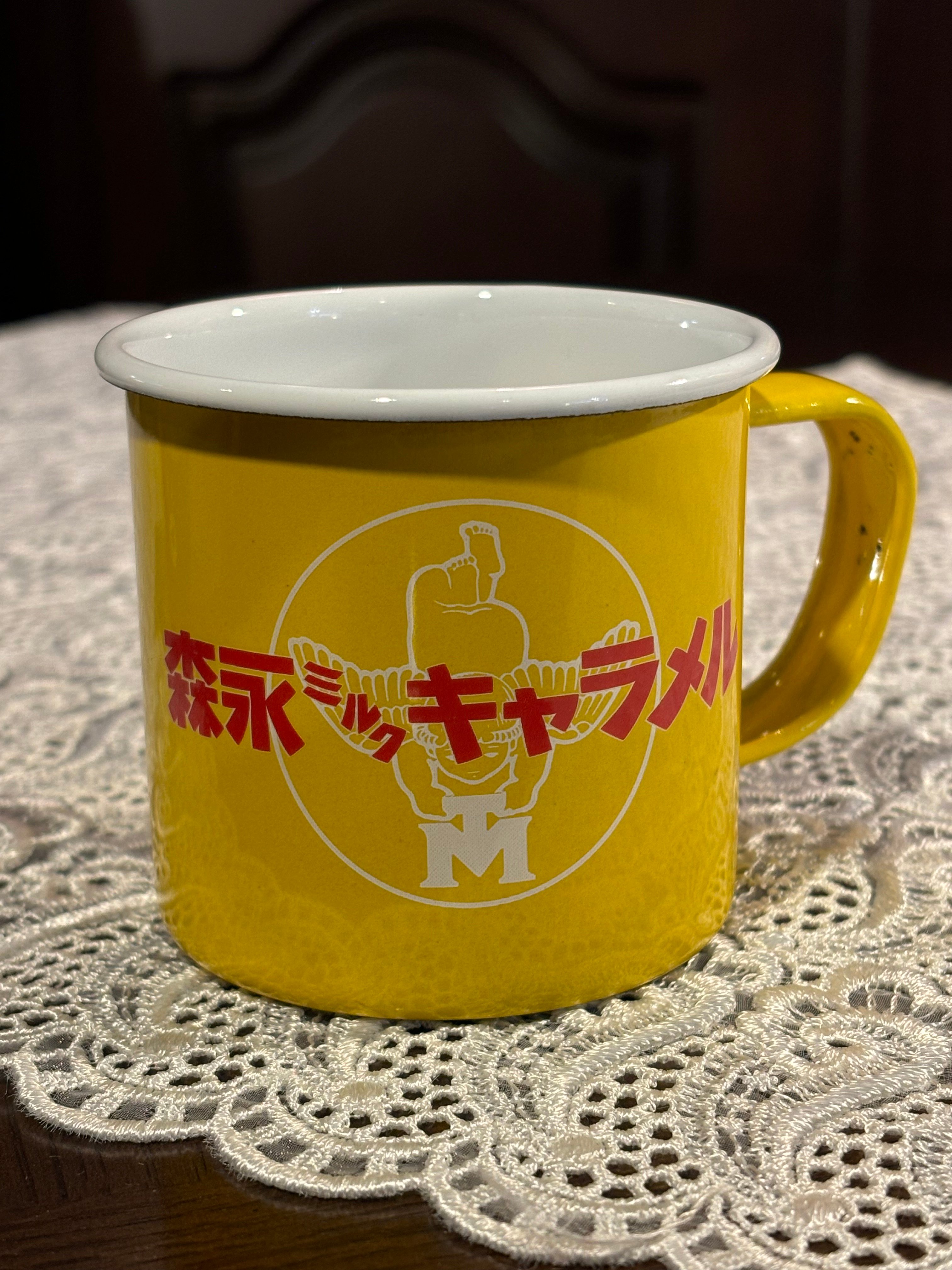 ホーロー看板 アートマグ 森永キャラメル | アンティーク家具と喫茶