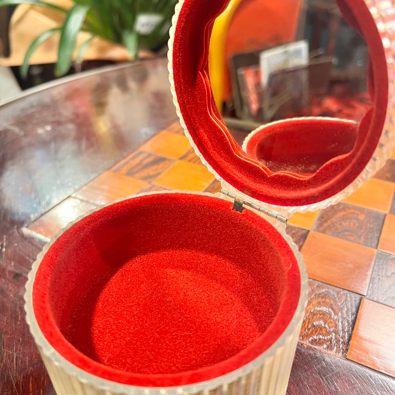 昭和レトロ オルゴール付きキラキラ宝石箱 | アンティーク家具と喫茶
