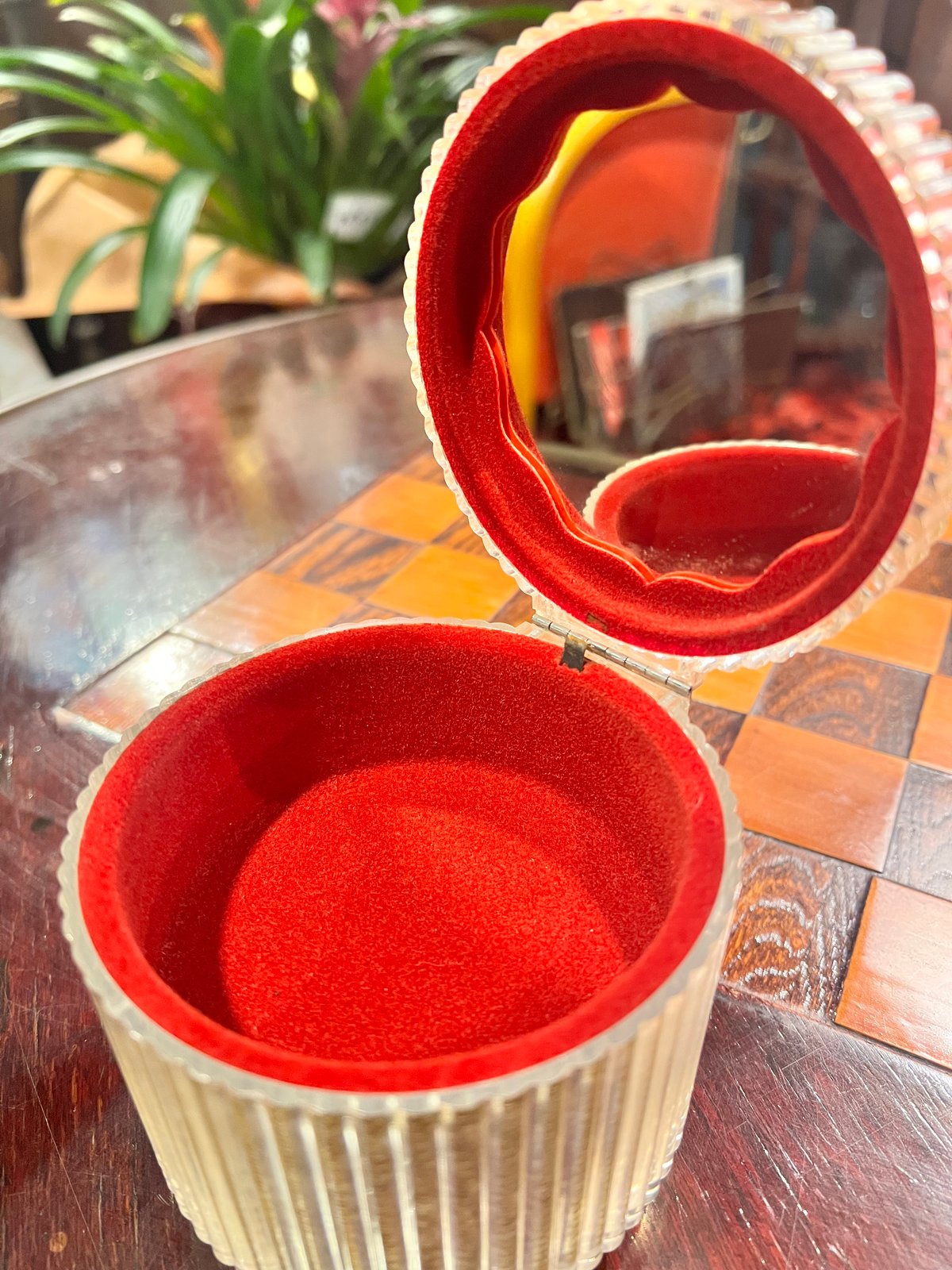 昭和レトロ　オルゴール 昭和レトロ オルゴール付きキラキラ宝石箱 | アンティーク家具と喫茶