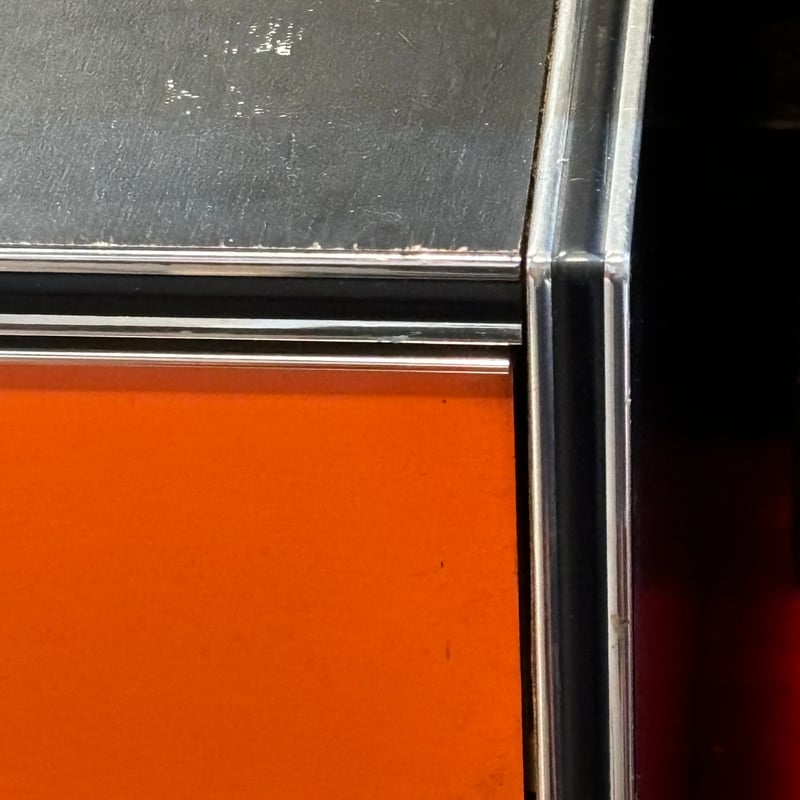 昭和レトロ オレンジの小引き出し | アンティーク家具と喫茶