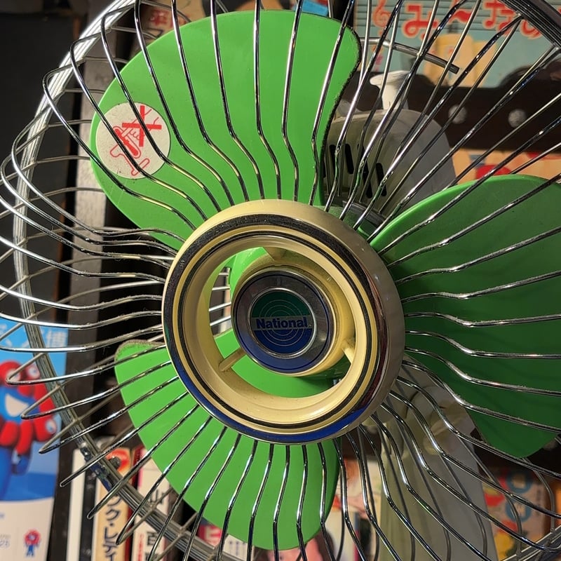 VINTAGE NATIONAL 23㎝卓上扇風機 ノスタルジーナショナル 23センチ卓上扇 | アンティーク家具と