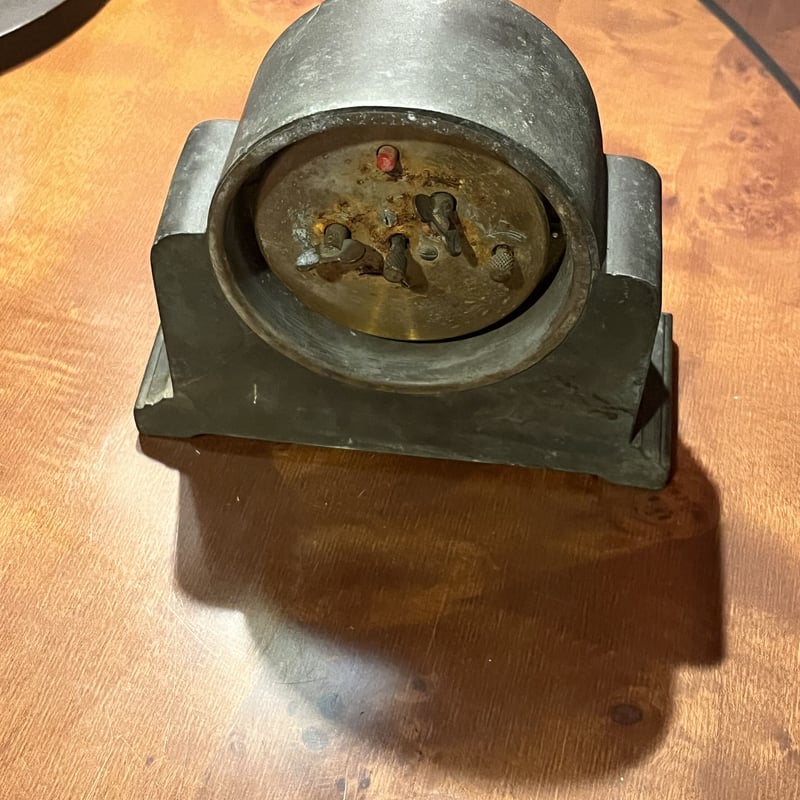 金属製精工舎の置き時計 （ジャンク品） | アンティーク家具と喫茶