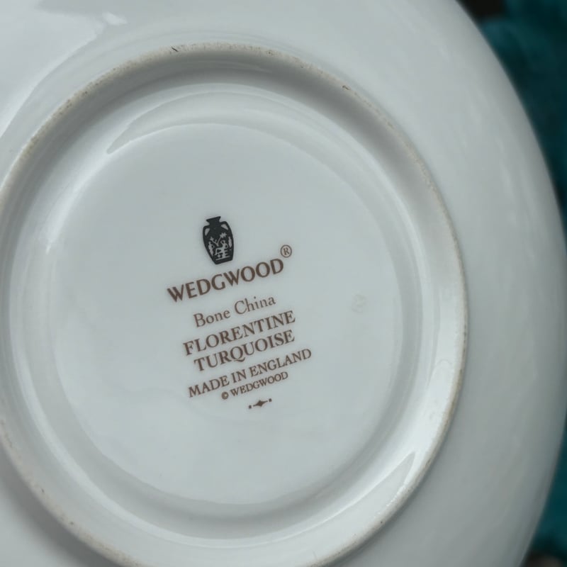 最終アンティークウェッジウッド高額キャセロール　ヴィンテージ　形が凝ったデザイン WEDGWOOD ウェッジウッド コロンビアセージグリーン ティー