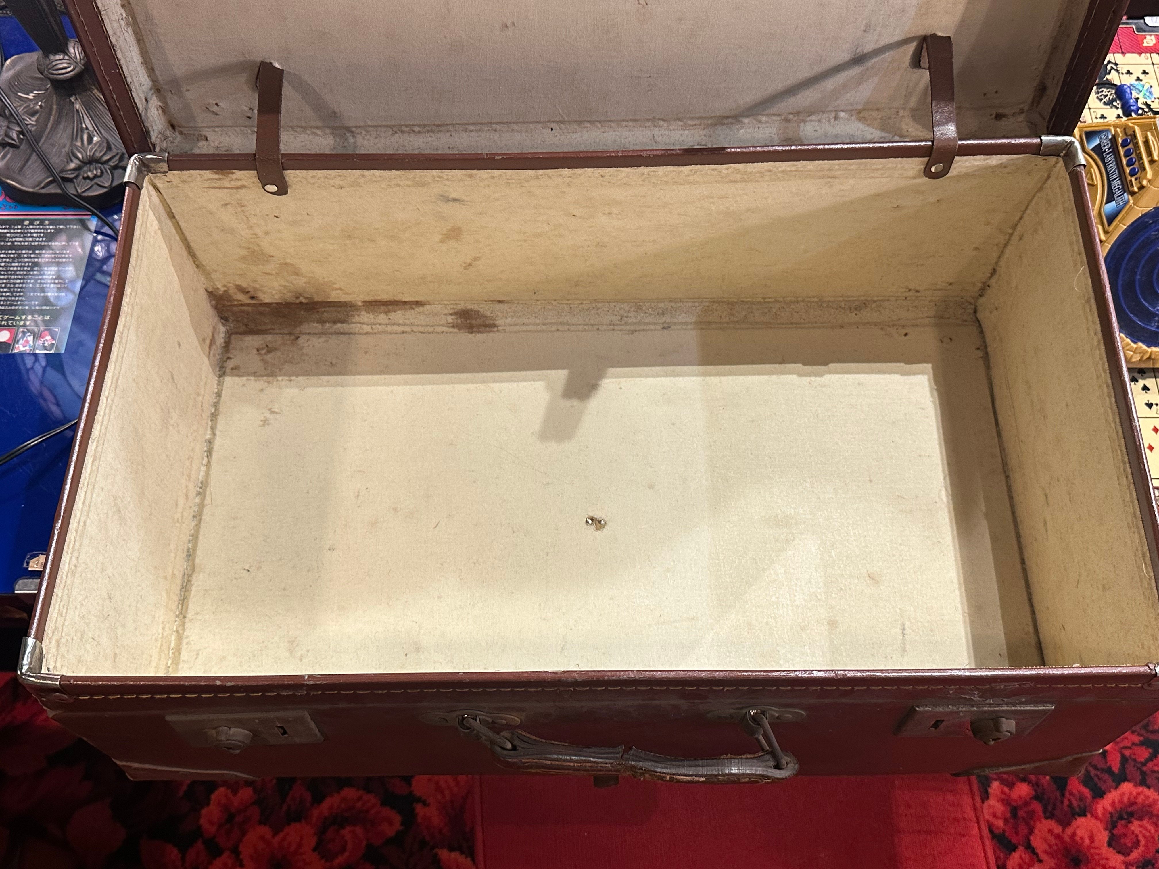 ヴィンテージ トランク ブラウン | アンティーク家具と喫茶キャバレー