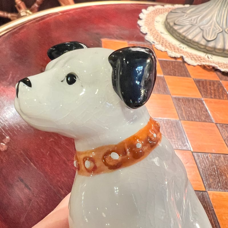 陶器のビクター犬 ニッパー君 | アンティーク家具と喫茶キャバレーの