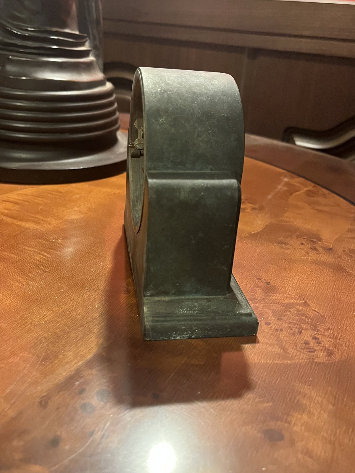 金属製精工舎の置き時計 （ジャンク品） | アンティーク家具と喫茶