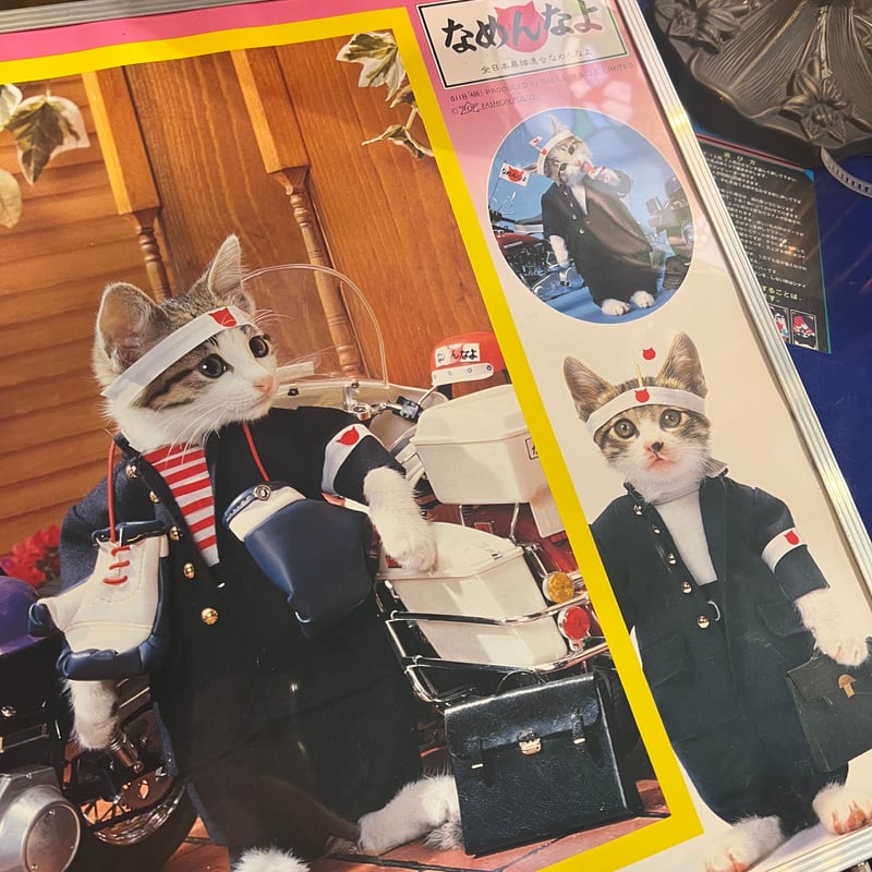 なめ猫 なめんなよ ポスター 4種 なめ猫 なめんなよ ポスター 4種 当時物 現状品 希少品 レトロ