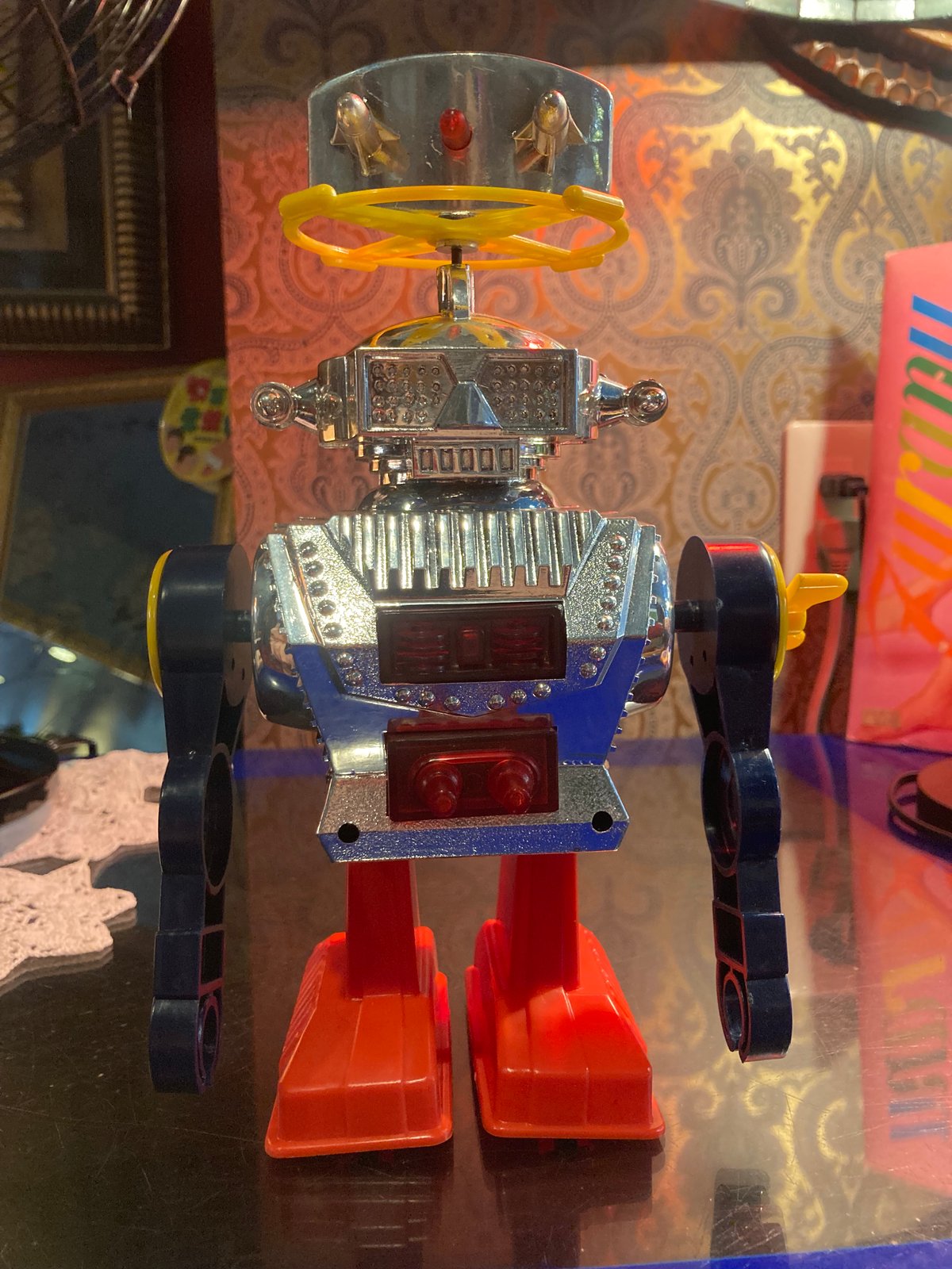 ヨコタ 大回転ロボット ゼンマイ式 ゼンマイ大回転ロボット | アンティーク家具と喫茶キャバレーのネット