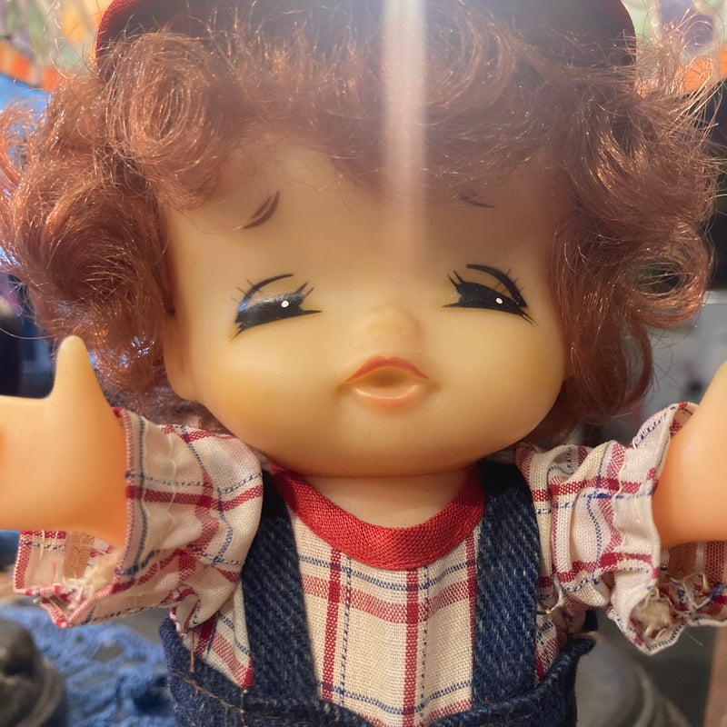 ワタナベトーイ 昭和レトロ癖毛の子供プリケツソフビ | アンティーク