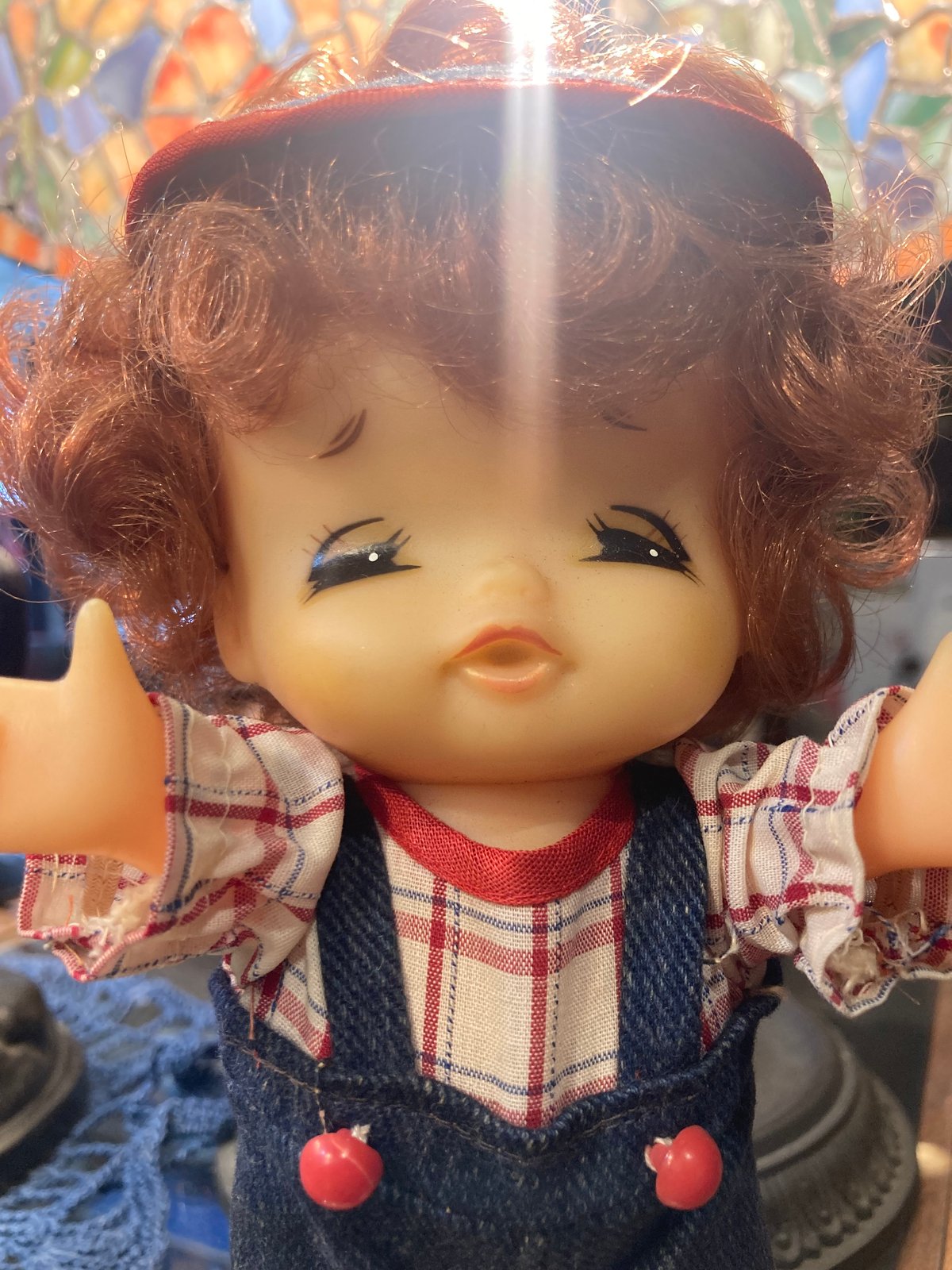 ワタナベトーイ 昭和レトロ癖毛の子供プリケツソフビ | アンティーク