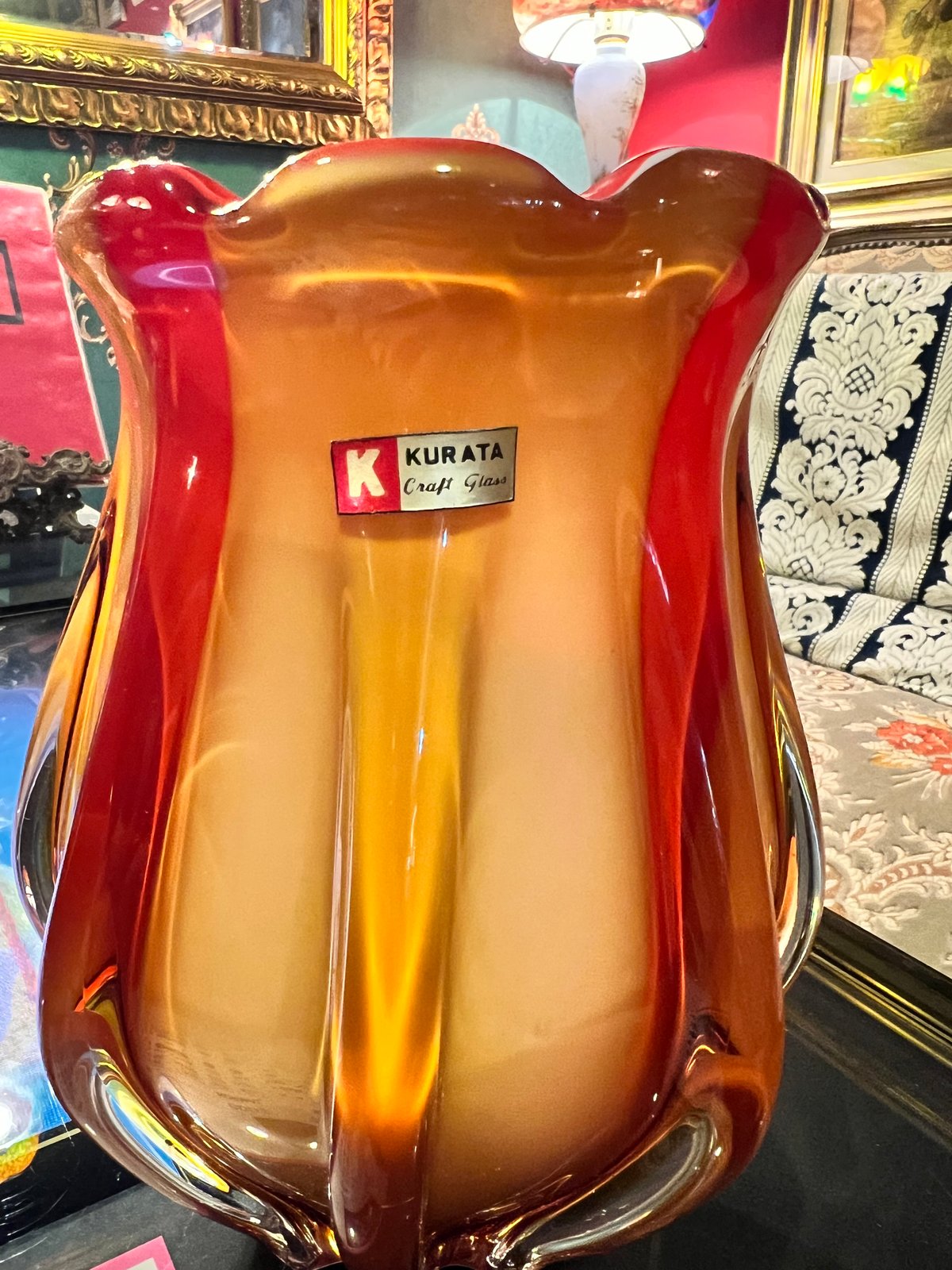 KURATA ガラス花瓶 | アンティーク家具と喫茶キャバレーのネットショップ