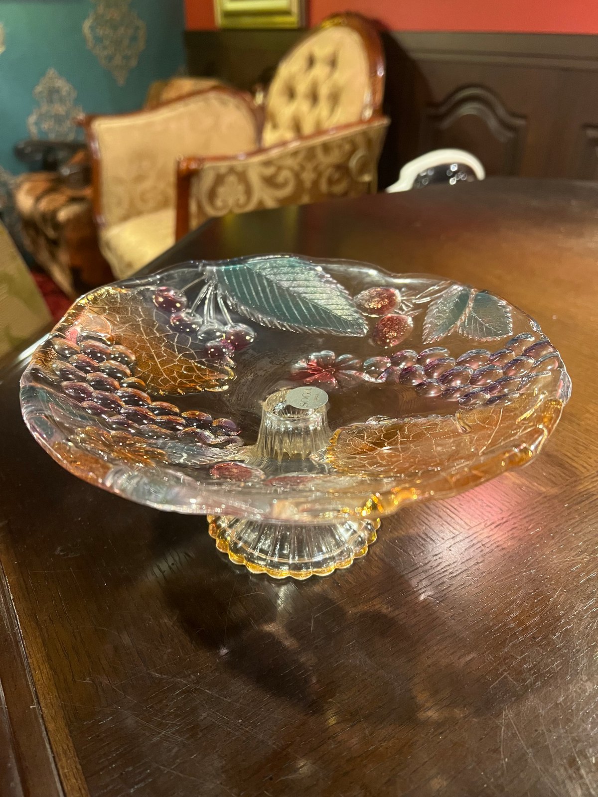 昭和レトロ】SOGA フルーツ柄ガラス皿 | アンティーク家具と喫茶