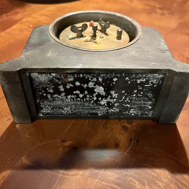 金属製精工舎の置き時計 （ジャンク品） | アンティーク家具と喫茶