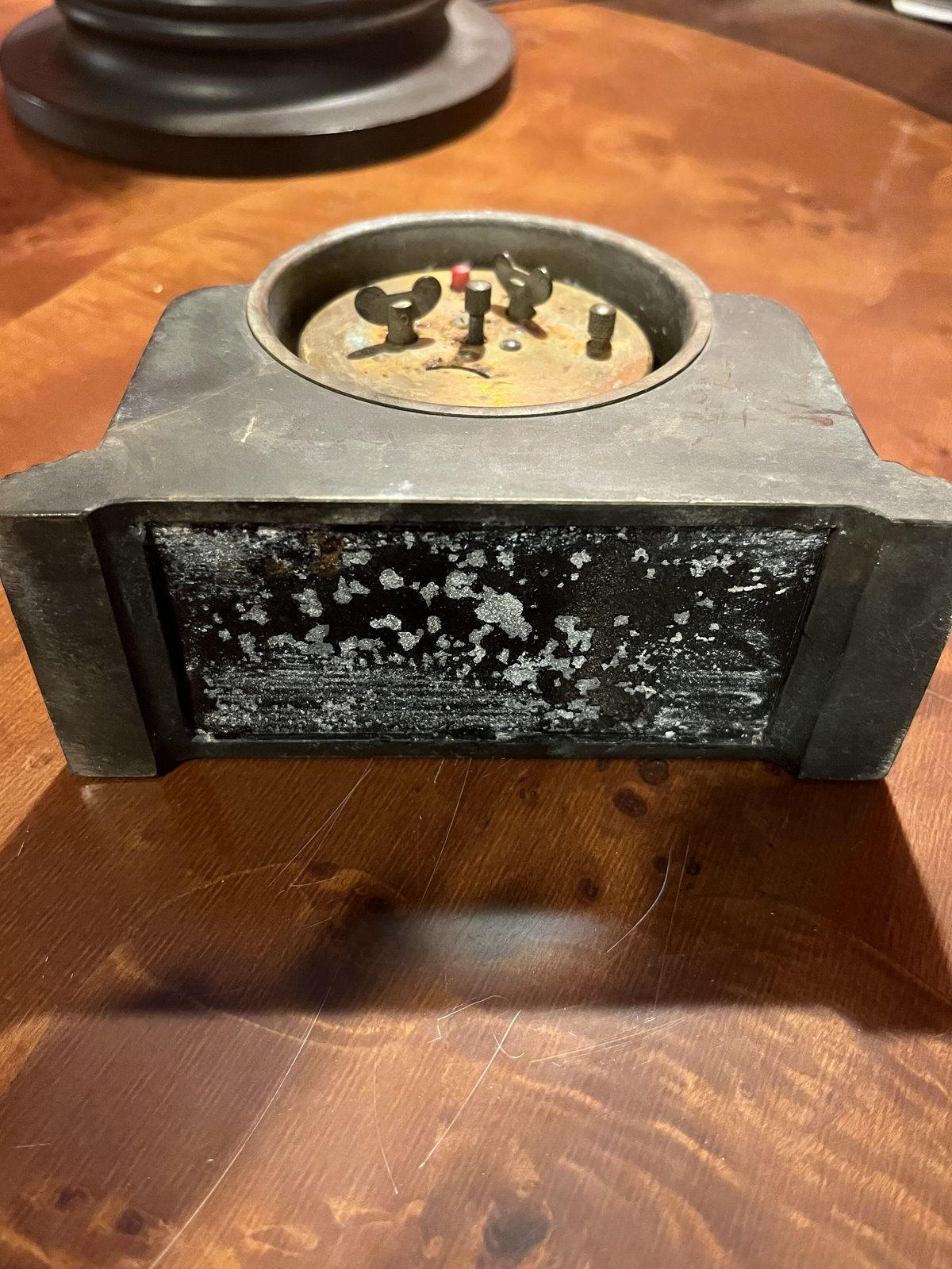 ジャンク 精工舎 アンティーク置時計 金属製精工舎の置き時計 （ジャンク品） | アンティーク家具と喫茶