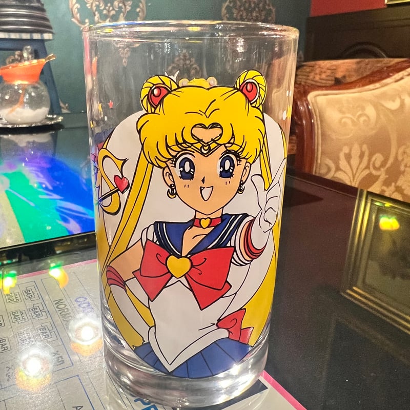 セーラームーンS グラス | アンティーク家具と喫茶キャバレーのネット
