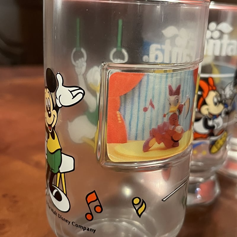 とびだすディズニーグラス 3セット | アンティーク家具と喫茶 