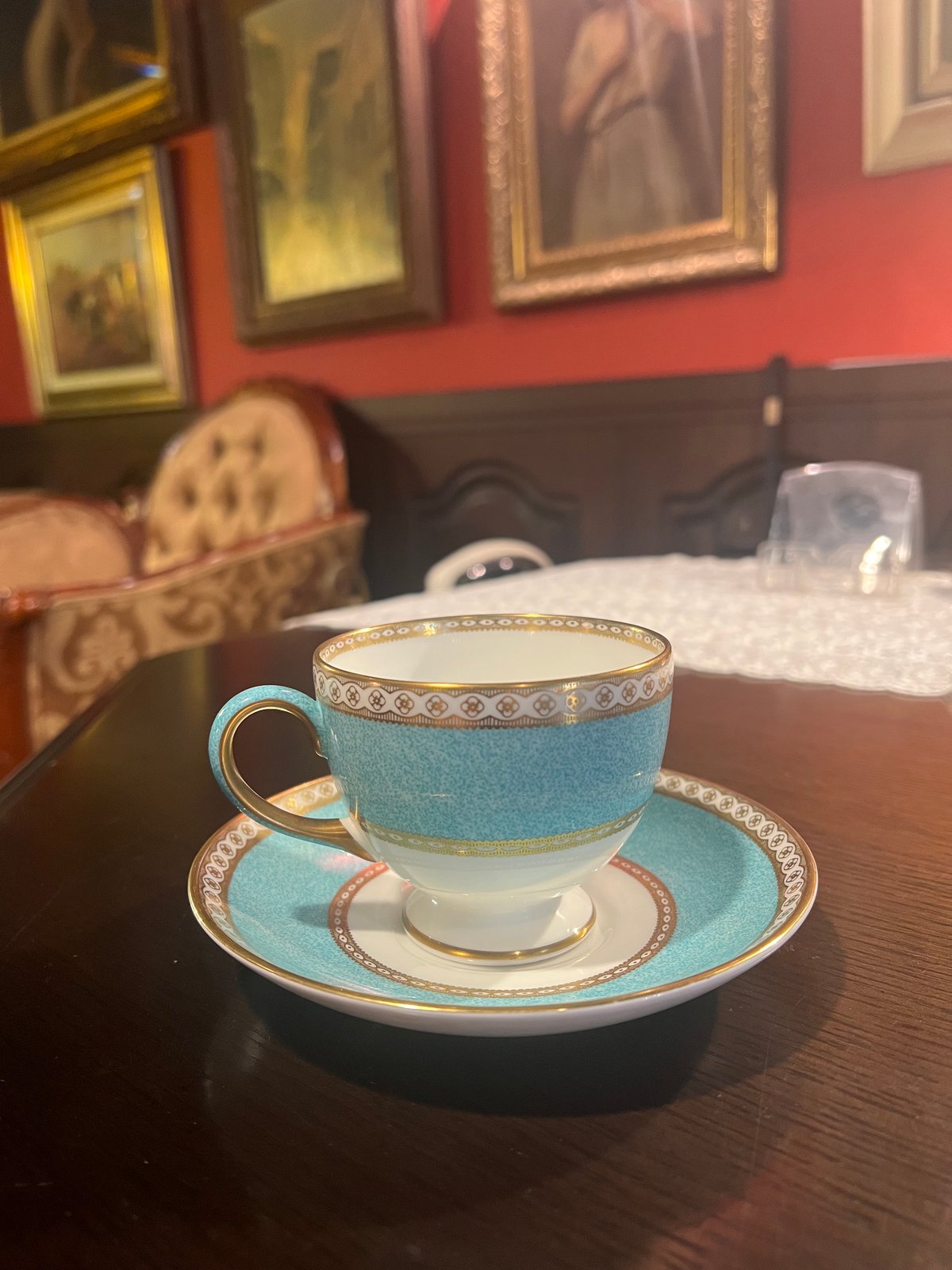 ウェッジウッド（WEDGWOOD）ユーランダーパウダーカップ＆ソーサー