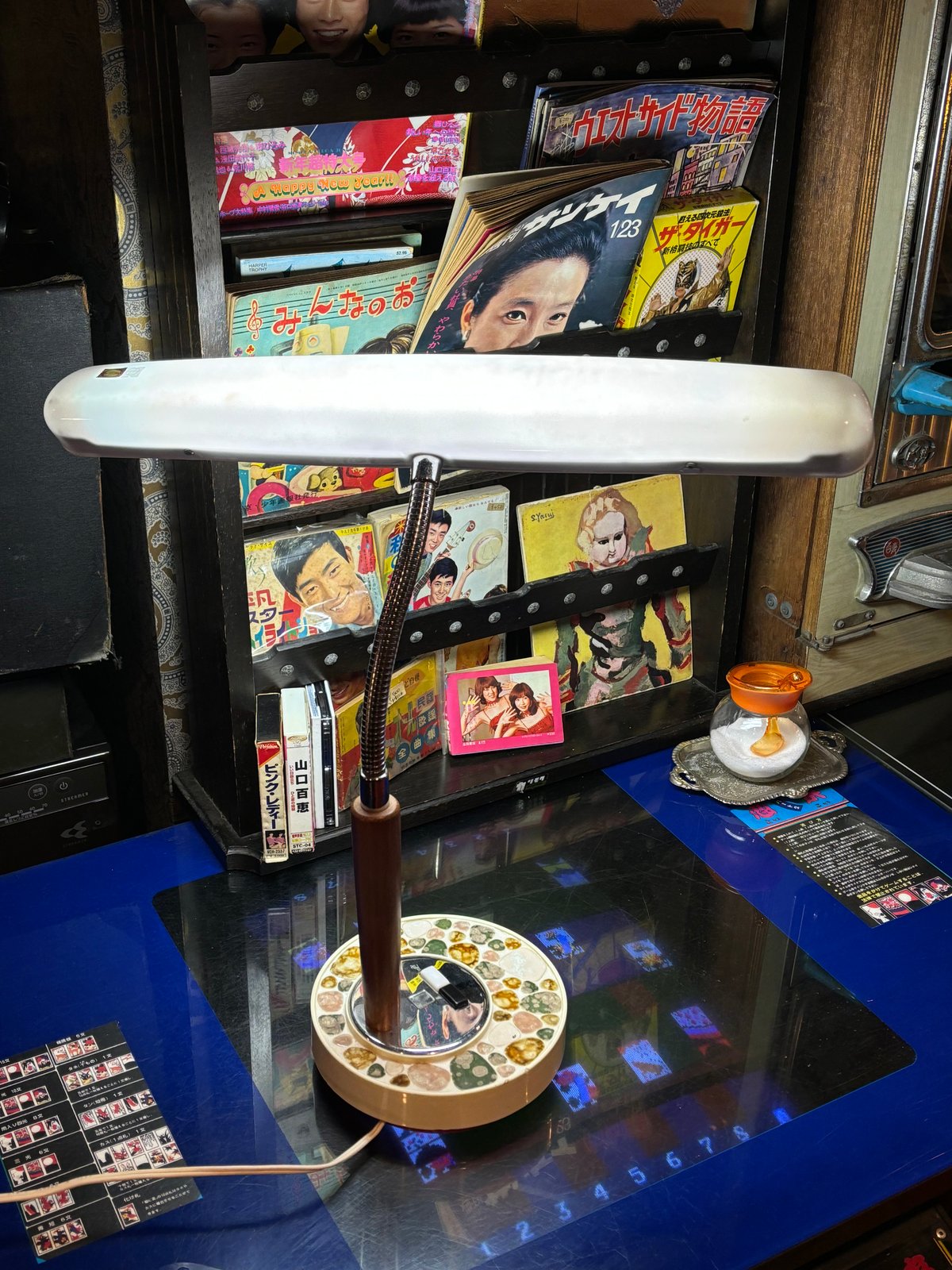 昭和レトロ PILOT 店舗 蛍光アクリル什器 什器 ペンスタンド