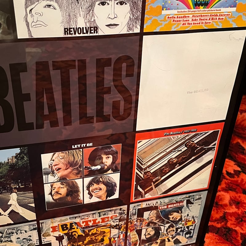 The Beatles LPレコードジャケット写集ポスター | アンティーク家具と