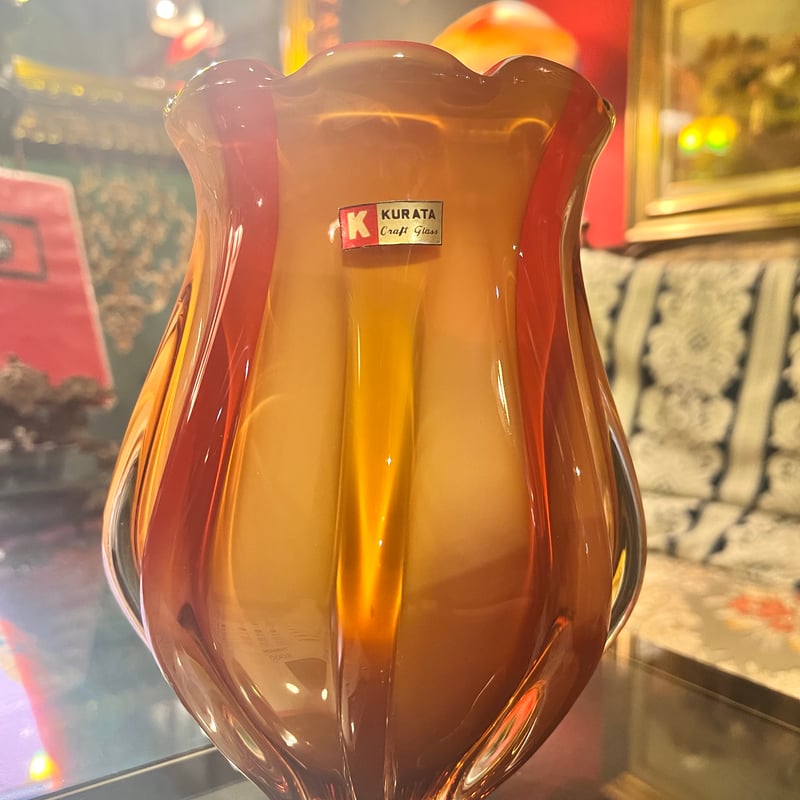 KURATA ガラス花瓶 | アンティーク家具と喫茶キャバレーのネットショップ
