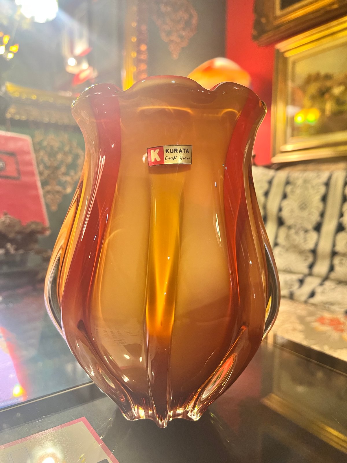 KURATA ガラス花瓶 | アンティーク家具と喫茶キャバレーのネットショップ