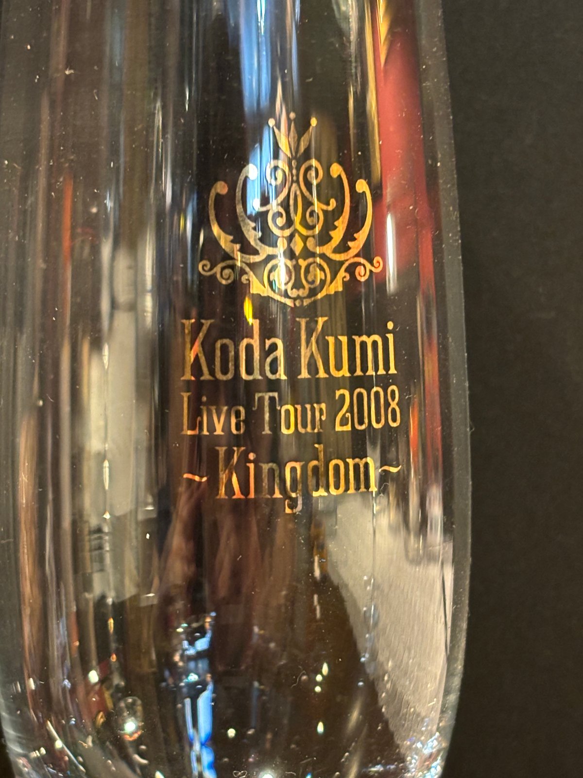 値引！倖田來未◆シャンパングラス 倖田來未 Kingdom Live Tour 2008 シャンパングラス
