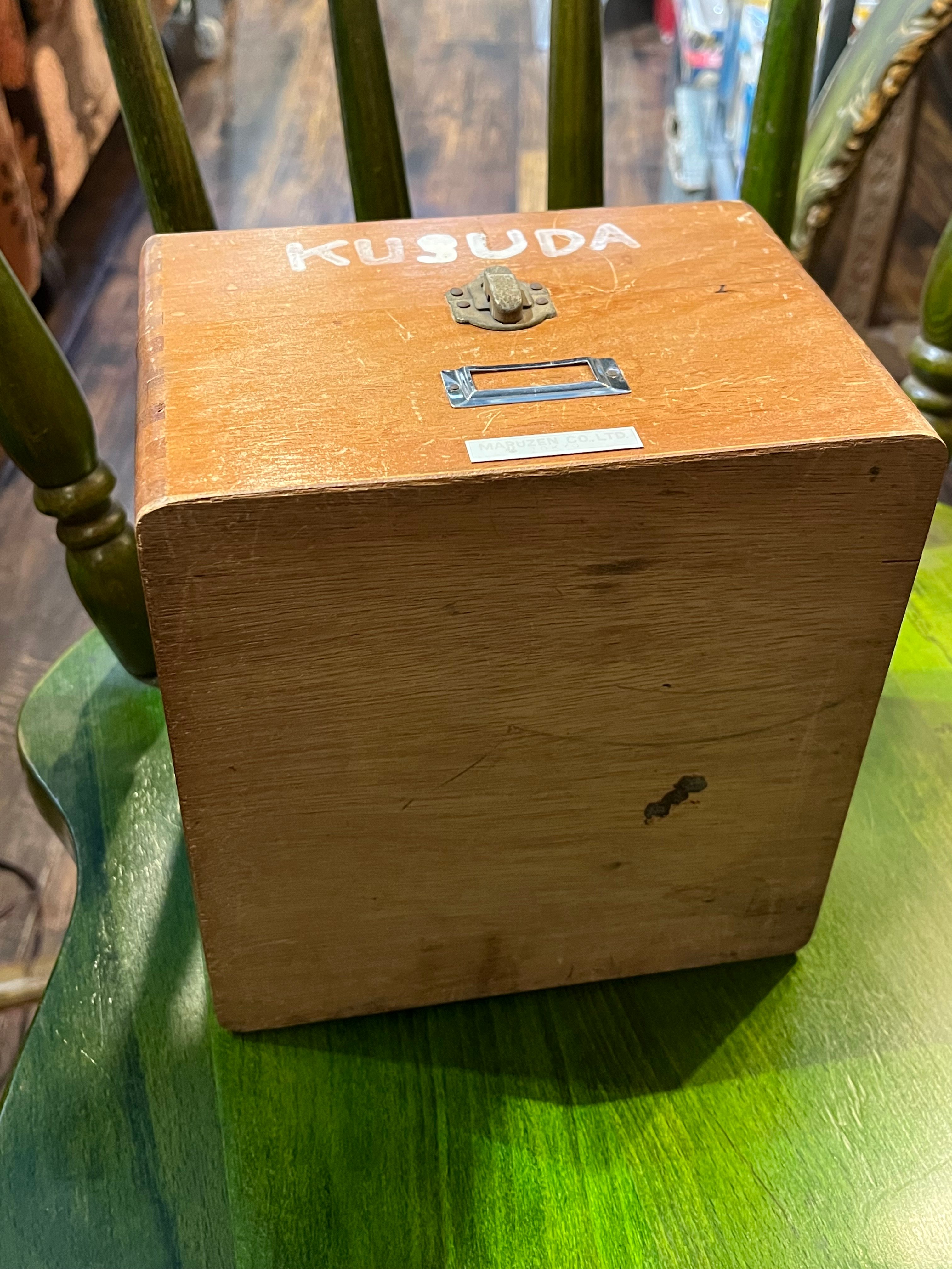 クラシック木製鍵付きボックス original