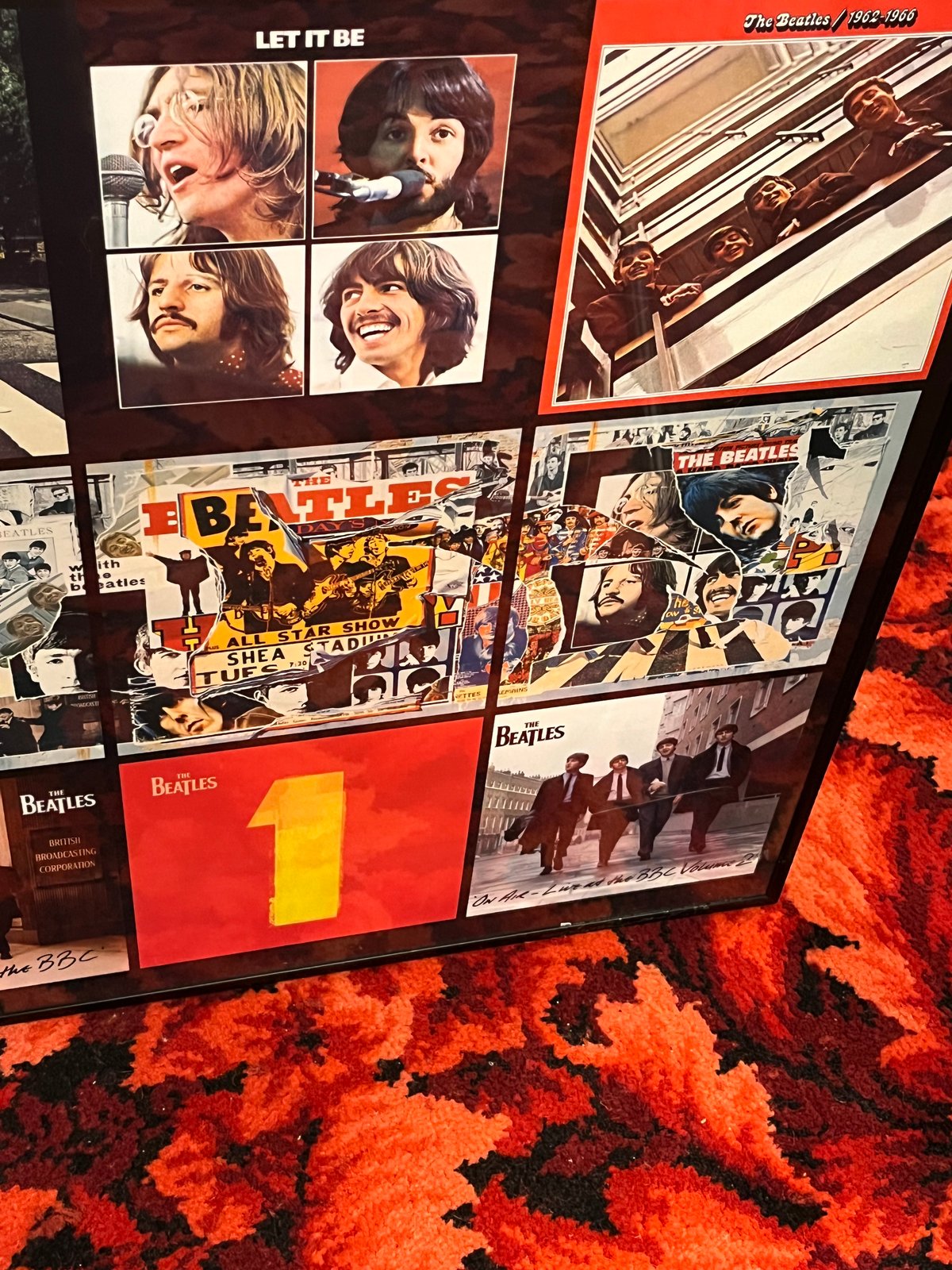 The Beatles LPレコードジャケット写集ポスター | アンティーク家具と ...