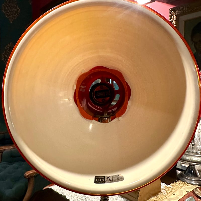 昭和レトロ シャープ 卓上ライト オレンジ色がレトロさを増す