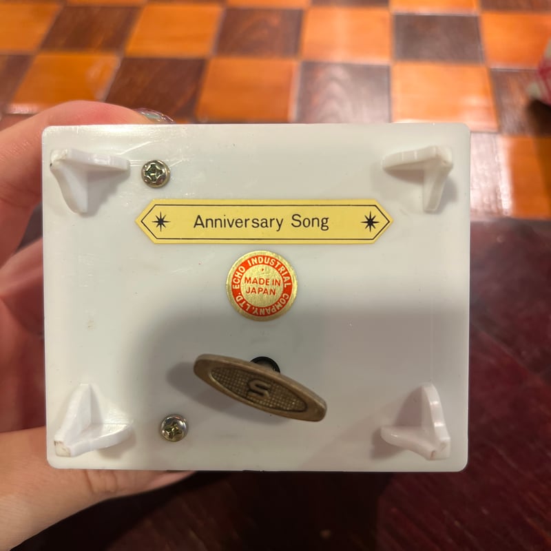 昭和レトロ オルゴール付き小さな宝石箱 | アンティーク家具と喫茶