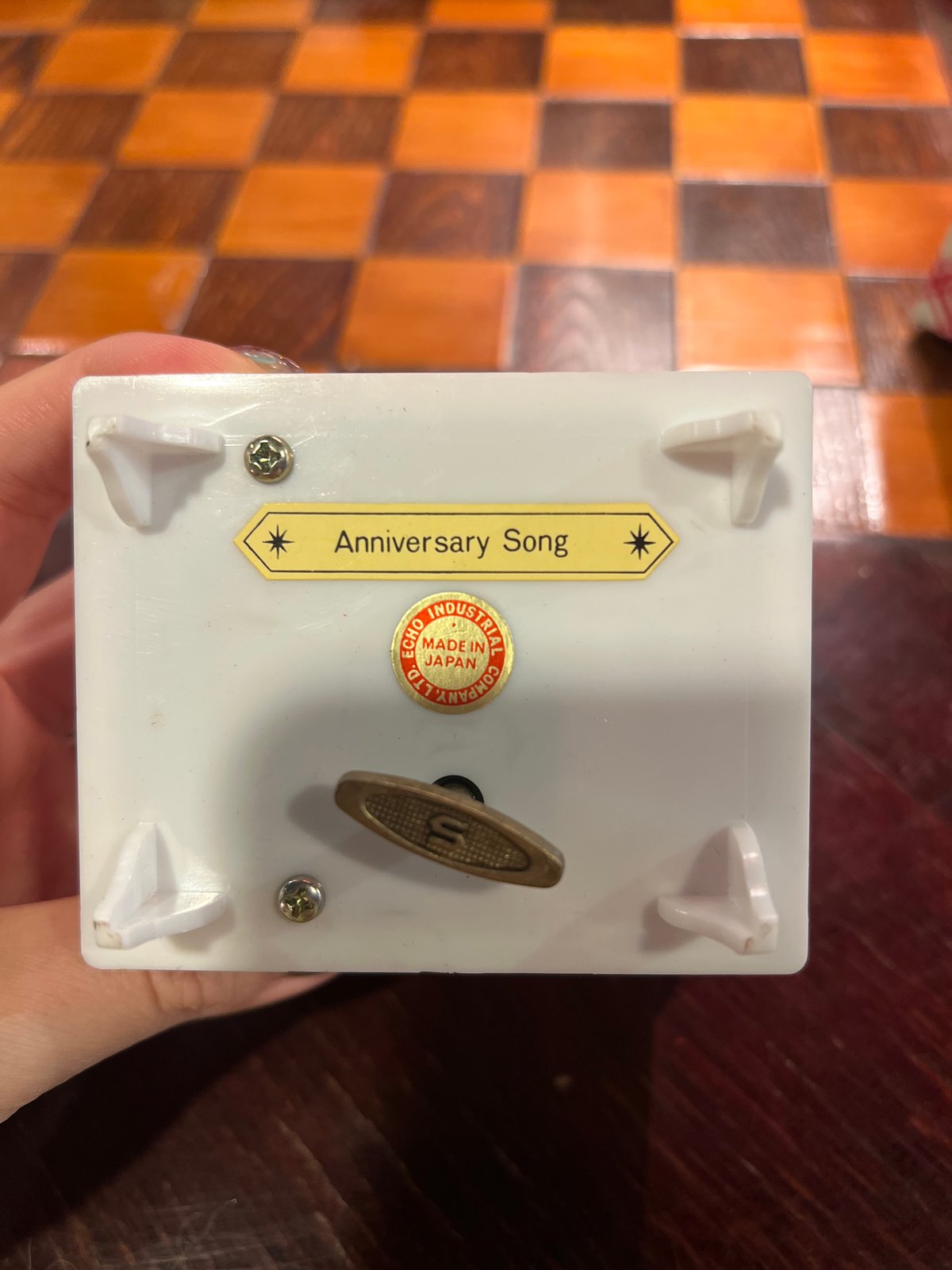 昭和レトロ オルゴール付き小さな宝石箱 | アンティーク家具と喫茶