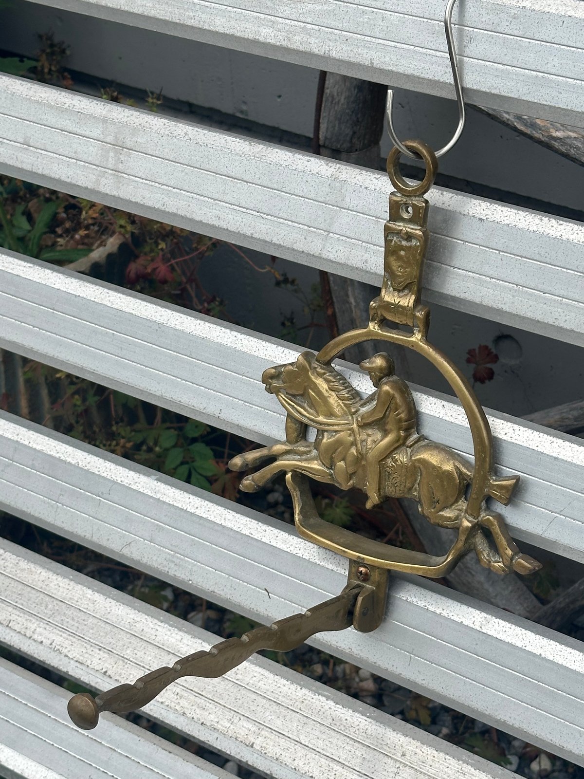 真鍮/馬型フック3個 真鍮/馬型フック3個 インテリア小物