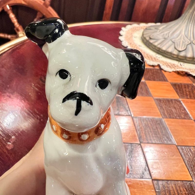 陶器のビクター犬 ニッパー君 | アンティーク家具と喫茶キャバレーの