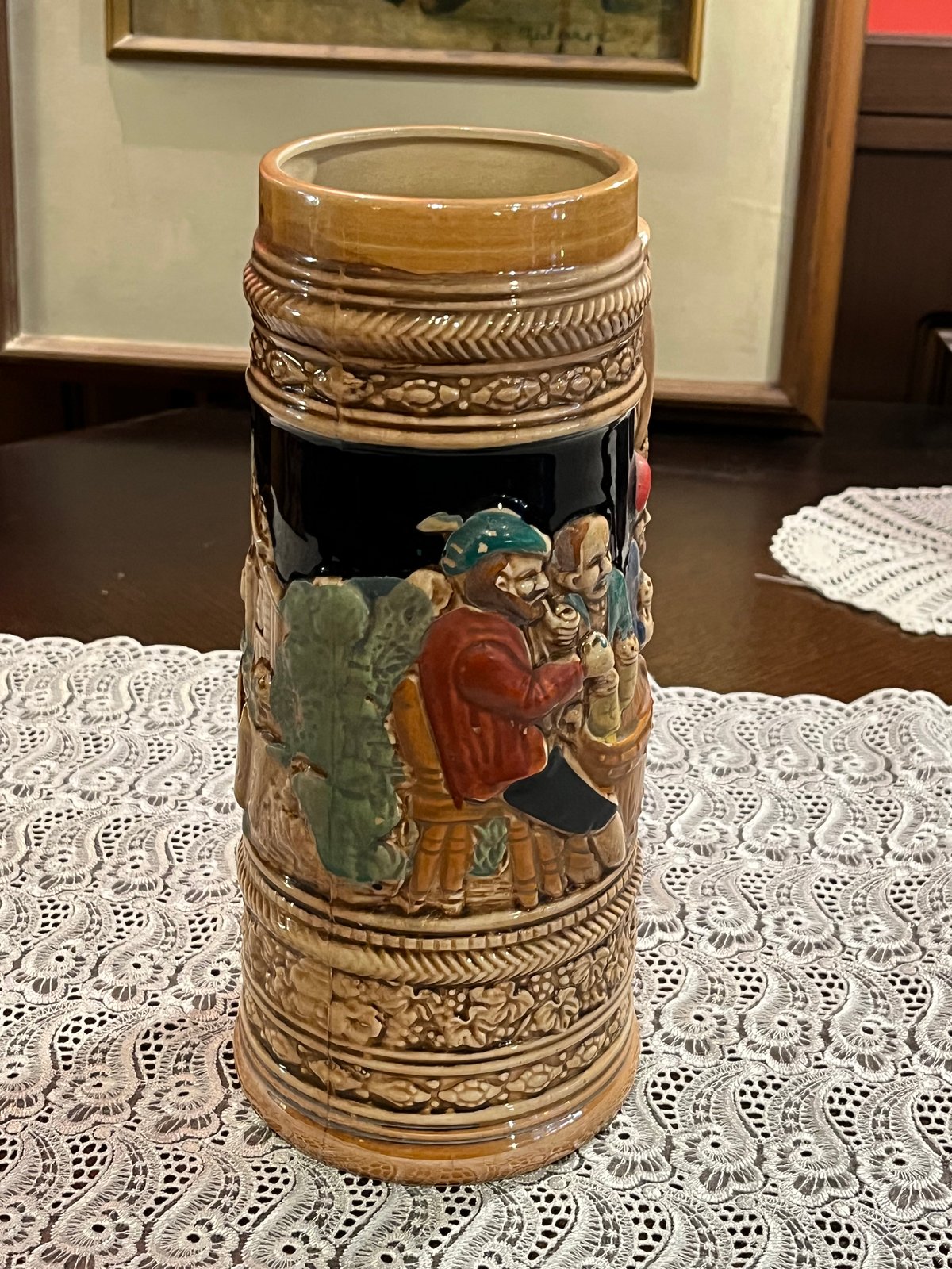 ドイツより！陶器製 ビアマグ ビールジョッキ フラワーベース