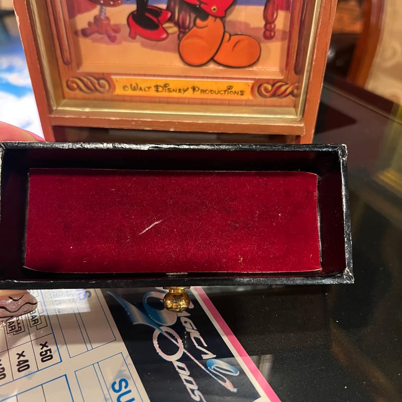 ジャンク品】ミッキーマウスのオルゴール | アンティーク家具と喫茶
