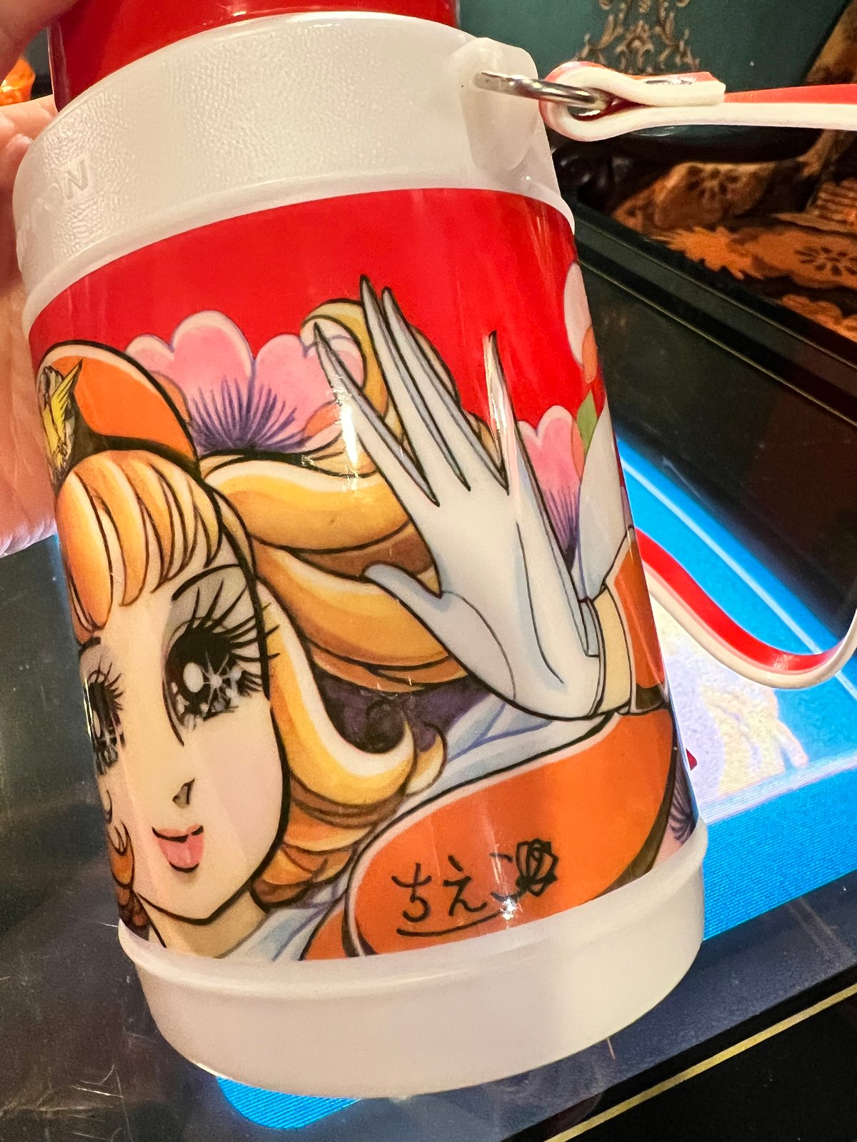 昭和レトロ 細川千栄子 少女柄水筒 | アンティーク家具と喫茶