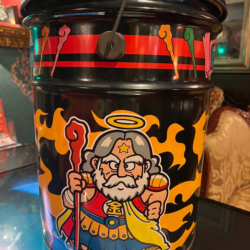 昭和レトロ】当時物！ビックリマンチョコのペール缶 | アンティーク