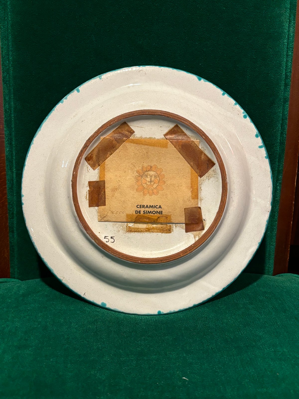 イタリア DESIMONE デシモーネ 陶器 絵皿 | アンティーク家具と イタリア DESIMONE デシモーネ 陶器 絵皿 | アンティーク家具と